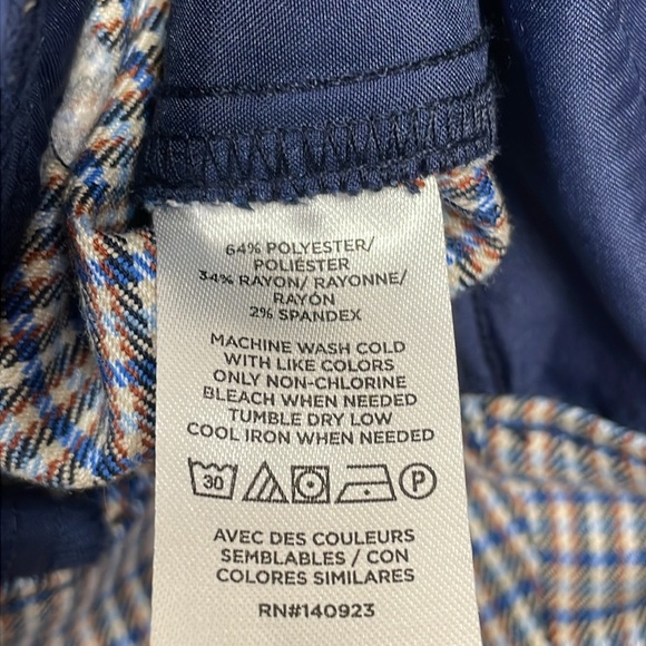 NWOT Loft The Riviera Slim Pants Plaid 18 - Picture 14 of 16